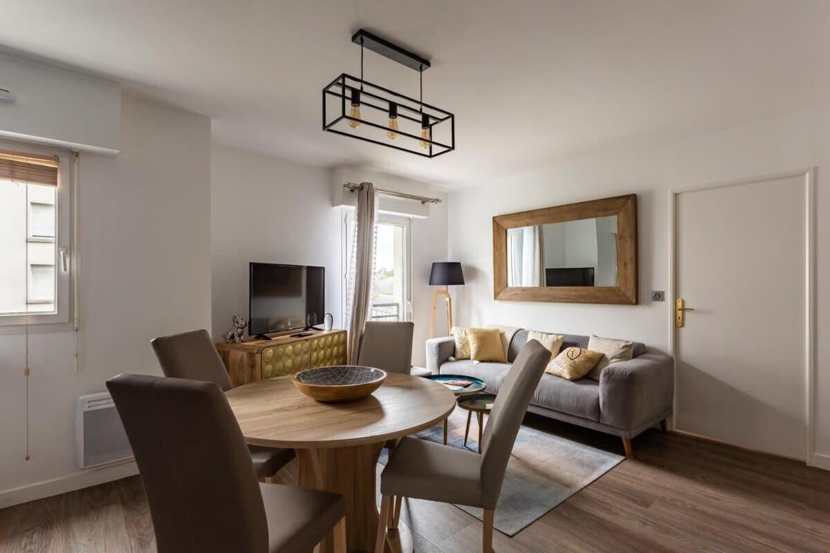 Le Saint Helier -Appartement Cosy Et Calme Parking Rennes Eksteriør bilde