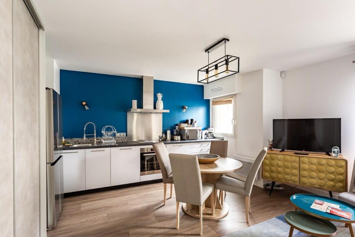 Le Saint Helier -Appartement Cosy Et Calme Parking Rennes Eksteriør bilde