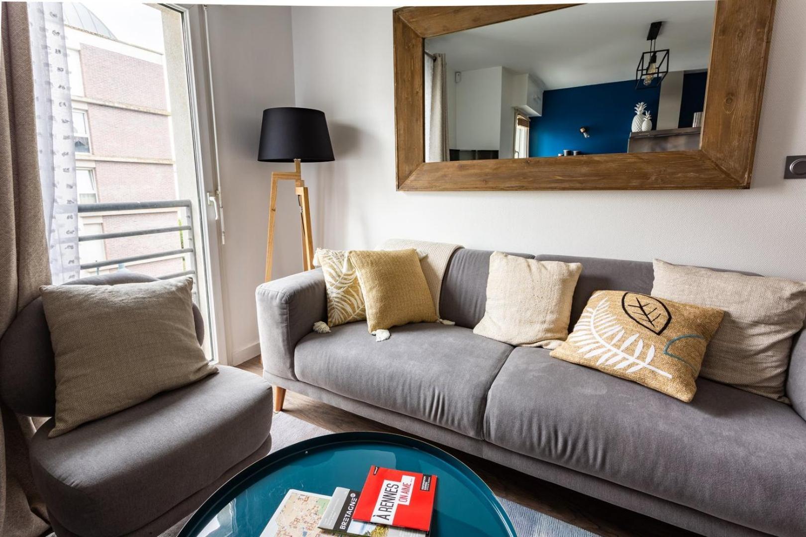 Le Saint Helier -Appartement Cosy Et Calme Parking Rennes Eksteriør bilde